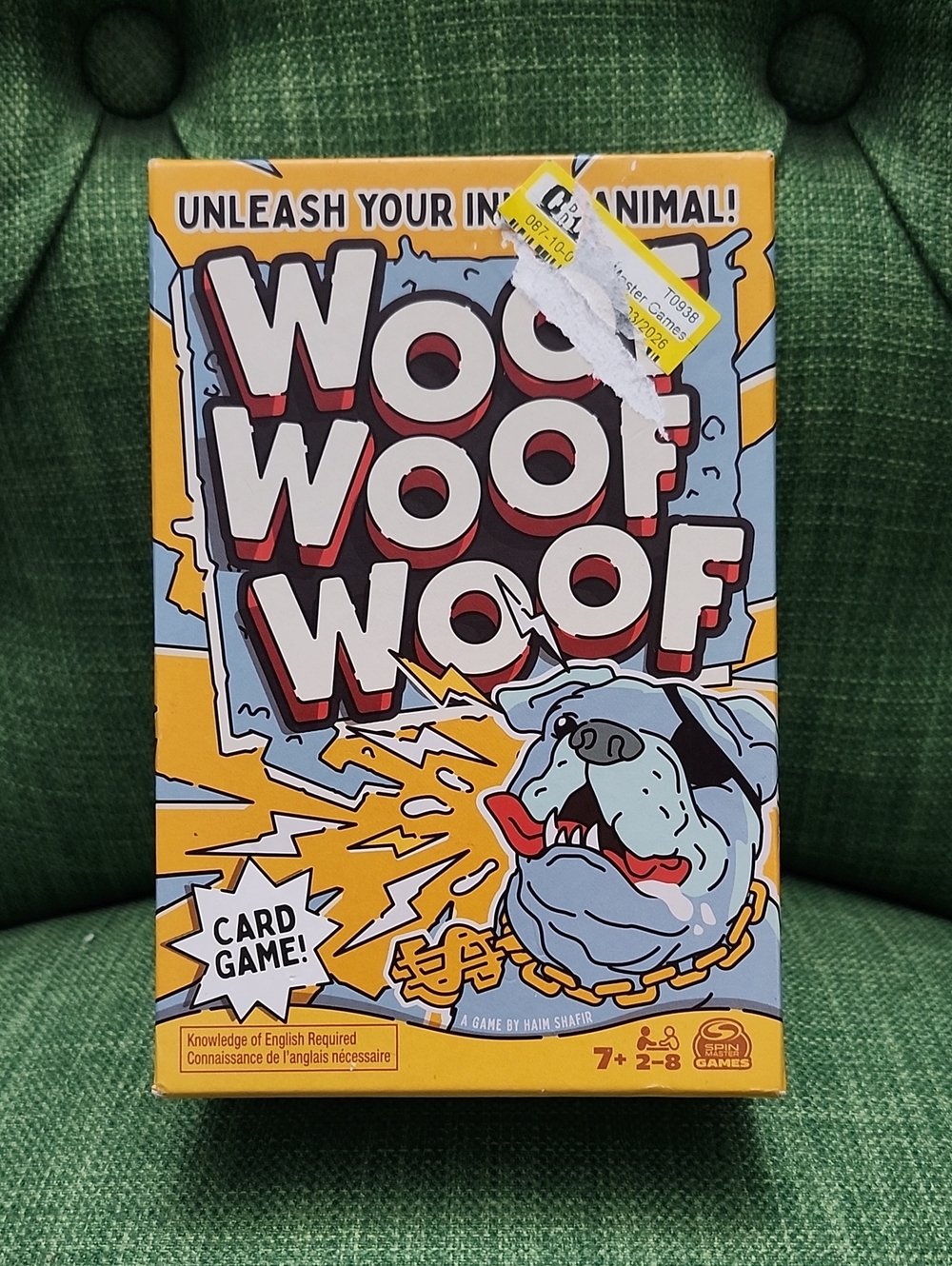 Woo Woof Woof Card Game - Yellow Box